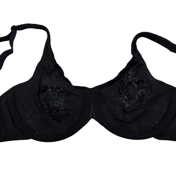 Wacoal NWOT Black Lace Bra Women 34C - Picture 8 of 11